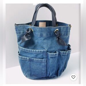 Clare V. Denim Bucket Bag